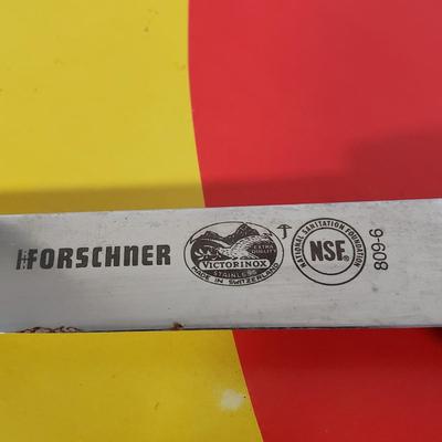 LOT 127: Set of Rosewood Rogers Cutlery & Sheffield English Cutlery with Forschner Knife