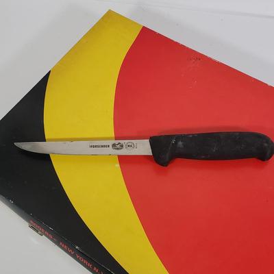 LOT 127: Set of Rosewood Rogers Cutlery & Sheffield English Cutlery with Forschner Knife