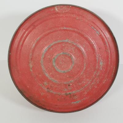 LOT 128: Vintage Coleman Lantern, Eagle Steel Gas Can, Metal Milk Can, Buckeye Aluminum Coffee Pot & Yaktrax Snow Walkers