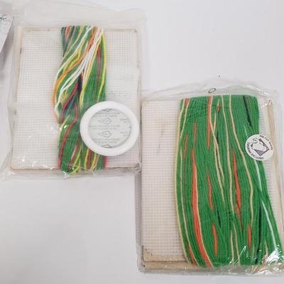 LOT 131: Unopened Cross Stitch Kits & Vintage Buttons