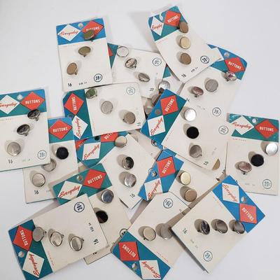 LOT 131: Unopened Cross Stitch Kits & Vintage Buttons