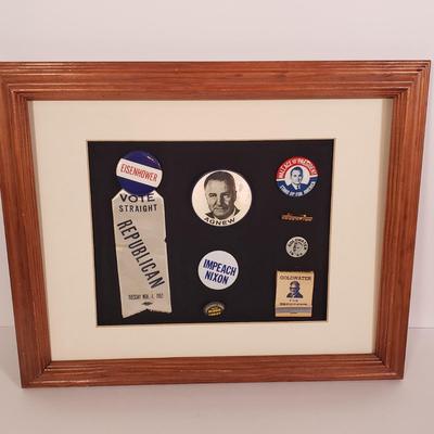 LOT 132: Collection of Ephemera from New Jersey & Political Pins