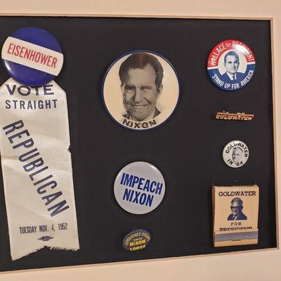 LOT 132: Collection of Ephemera from New Jersey & Political Pins