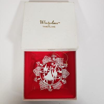 LOT 134: Nativity/Three Kings Ornaments by Lenox, Hallmark, Fontanini & More