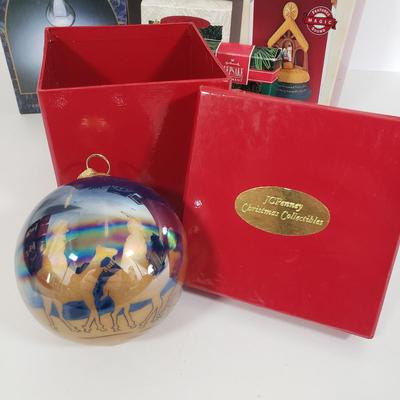 LOT 134: Nativity/Three Kings Ornaments by Lenox, Hallmark, Fontanini & More