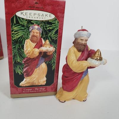 LOT 135: Three Kings/Magi Ornament Collection by Hallmark