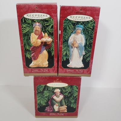 LOT 135: Three Kings/Magi Ornament Collection by Hallmark