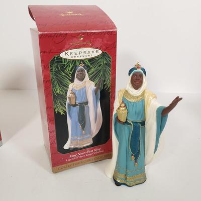 LOT 135: Three Kings/Magi Ornament Collection by Hallmark