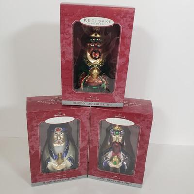 LOT 135: Three Kings/Magi Ornament Collection by Hallmark