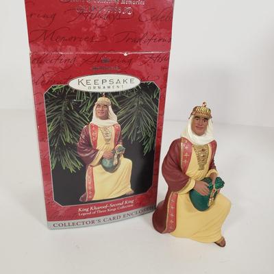 LOT 135: Three Kings/Magi Ornament Collection by Hallmark