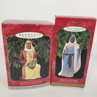 LOT 135: Three Kings/Magi Ornament Collection by Hallmark
