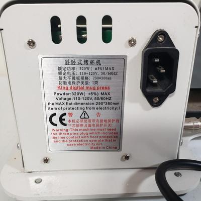 LOT 155: Digital Heat Press for Mugs with Case of 30 Blank Mugs & 110 Sheets of TexPrint Paper