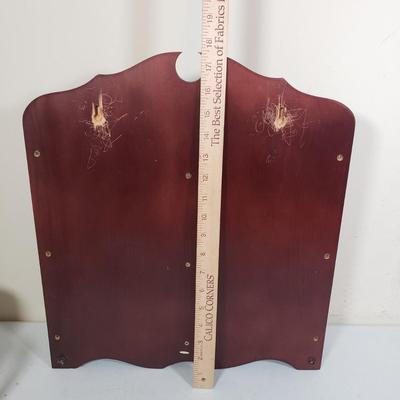 LOT 159: Set of Westbend Thermo-Serv Vintage Beer Mugs with Wooden Display Shelf