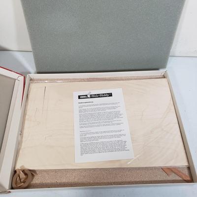 LOT 160: German Battleship Model Kit, Model Airplane, German Wooden Hobby Kits & Assorted Empty Boxes from Model Kits