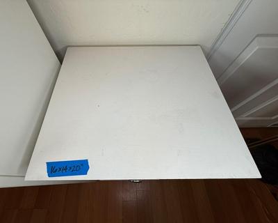 Wooden White Cabinet Hand Painted 21.5x12.5x67.5