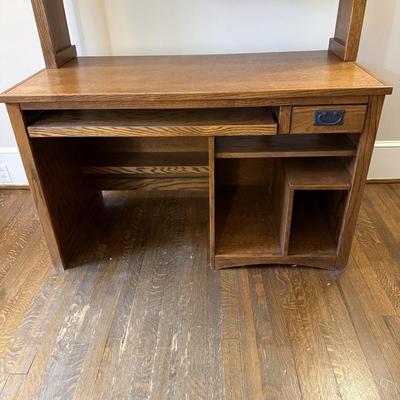 Wooden Desk with Removable Hutch (B2-BM)