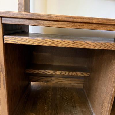 Wooden Desk with Removable Hutch (B2-BM)