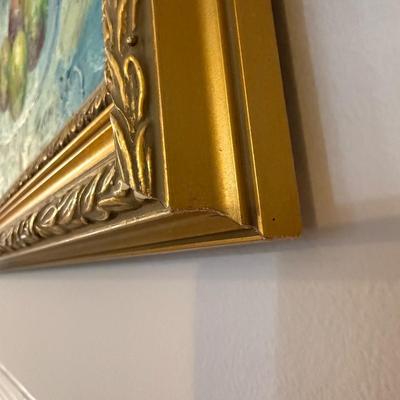 Large Signed Floral Painting (B2-BM)