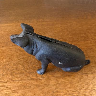 Iron Piggy Bank and Doorstop (B2-BM)