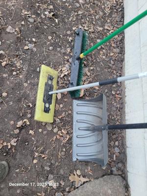 Sale Photo Thumbnail #44: Snow shovel, car scaper with pusher and push broom