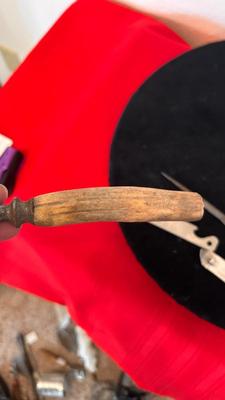 PINK DEPRESSION GLASS LIQUID MEASURING CUP, FORD CO-OPERATIVE TONGS, BOTTLE OPENERS AND MORE