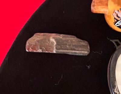 OLD SEED PACK, FLOWER FROGS, ROCK FORMATION CLUSTERS FROM 1952, PEACE PIPE SOUVENIR AND MORE