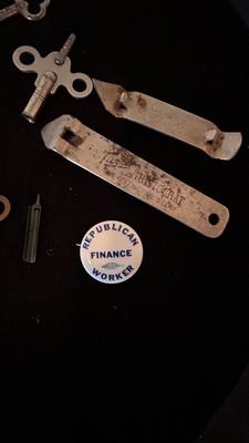 SEVERAL CLOCK KEYS, BOTTLE OPENERS AND A COUPLE SKELETON KEYS