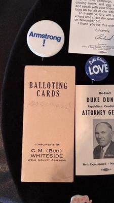 VTG POLITICAL ITEMS
