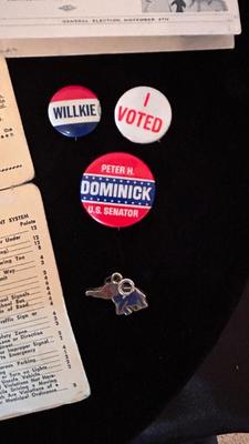 VTG POLITICAL ITEMS