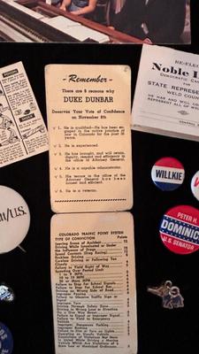 VTG POLITICAL ITEMS