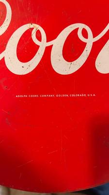 COORS TRAY, BOTTLE OPENERS, AND A GLASS GRAVITY HYDROMETER USED FOR ALCOHOL CONTENT OT BATTERY CHARGE LEVEL