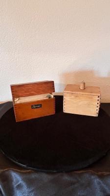 BUTTER PRESS MOLD AND A NEAT OLD RECIPE BOX PLUM FULL OF RECIPES FROM WAY BACK WHEN