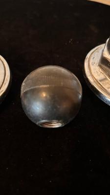 CHRYSLER HUB CAPS AND SHIFTER KNOB BALL