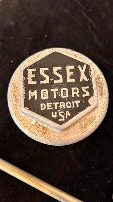 ESSEX MOTORS DETROIT HUB CAPS AND TROCAR TOOL