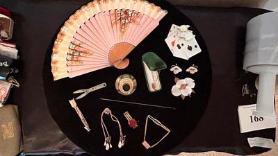 TIE CLIPS, HAT PINS, FAN AND MORE