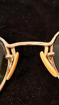 ANTIQUE AMERICAN OPTICAL 12KGF PRESCRIPTION SUNGLASSES AND CLEAR LENSES