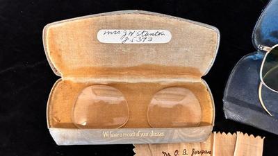 ANTIQUE AMERICAN OPTICAL 12KGF PRESCRIPTION SUNGLASSES AND CLEAR LENSES