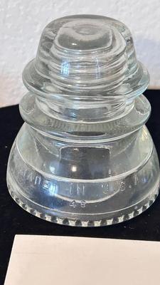 RARE PURPLE INSULATOR ALONG WITH TURQUOISE AND CLEAR