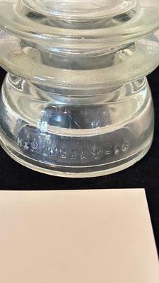 RARE PURPLE INSULATOR ALONG WITH TURQUOISE AND CLEAR