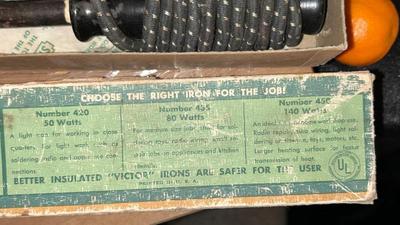 ANTIQUE/VINTAGE WOOD WORKING TOOLS AND STANLEY SOLDERING IRON