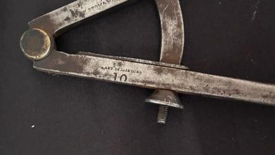 OLD MEASURING TOOLS AND CHALK LINE