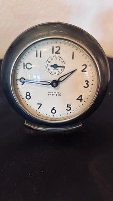 SWEET PEA FLOWER VASE, WESTCLOX BABY BEN AND WESTCLOX ALARM CLOCKS