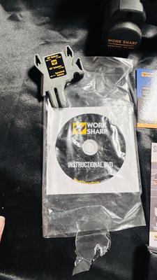 WORK SHARP ELECTRIC KNIFE SHARPENER AND EXTRA BELTS