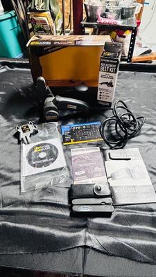 WORK SHARP ELECTRIC KNIFE SHARPENER AND EXTRA BELTS