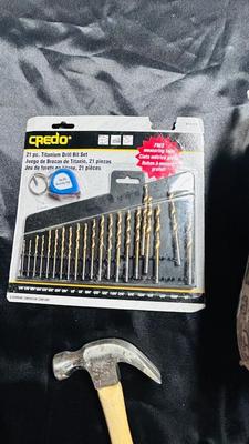 CRESCENT SIDE CUTTERS, TOOL CARRY ALL UNIT, HAMMER, SCREW DRIVERS AND MORE