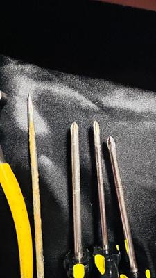 CRESCENT SIDE CUTTERS, TOOL CARRY ALL UNIT, HAMMER, SCREW DRIVERS AND MORE