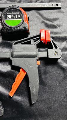 CLAMPS, TAPE MEASURE, VERY SMALL TABLETOP VISE