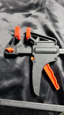 CLAMPS, TAPE MEASURE, VERY SMALL TABLETOP VISE