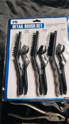 NEW DETAIL BRUSHES, CHANNEL LOCKS AND OTHER TOOLS