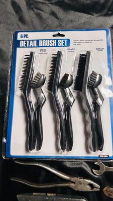NEW DETAIL BRUSHES, CHANNEL LOCKS AND OTHER TOOLS